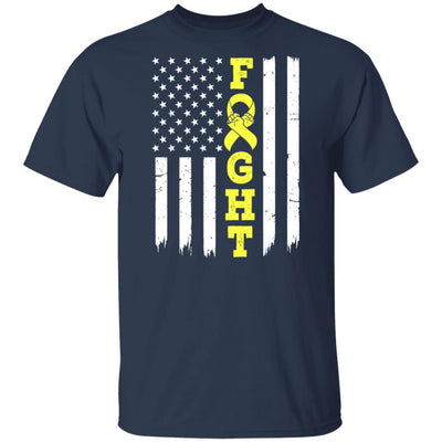 Sarcoma Awareness American Flag Distressed T-Shirt & Hoodie | Teecentury.com