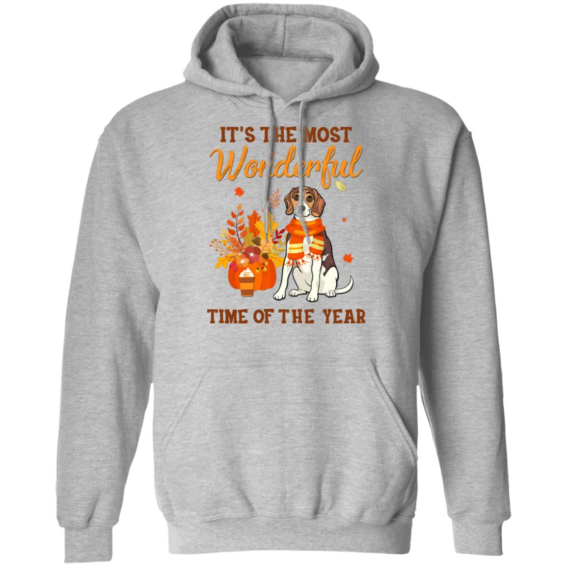 Beagle Autumn It's The Most Wonderful Time Of The Year T-Shirt & Hoodie | Teecentury.com