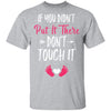 Soon To Be Mommy 2022 Gender Pink If You Didn't Put It There T-Shirt & Hoodie | Teecentury.com