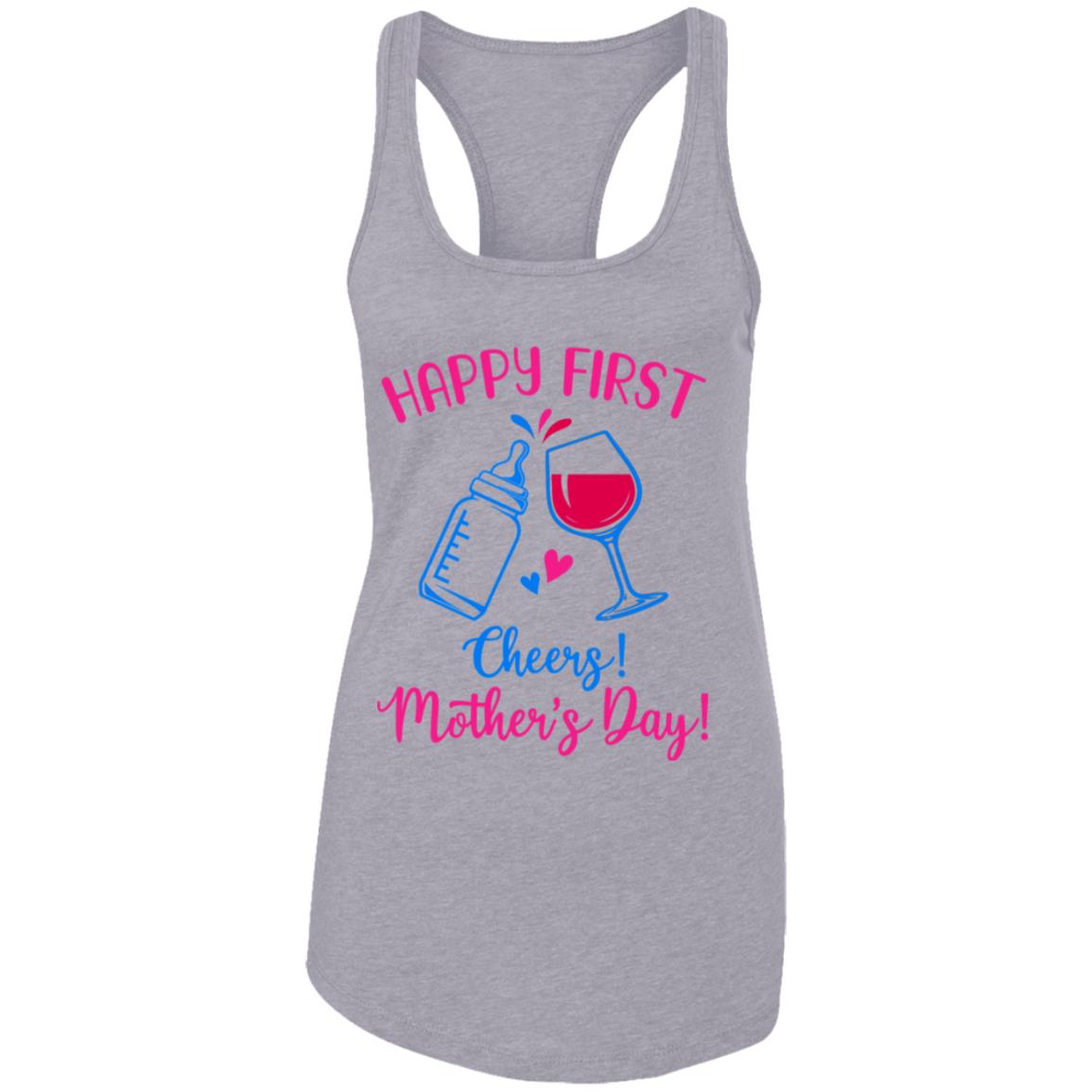 First Mothers Day Mommy Baby Girl Cheers Matching T-Shirt & Tank Top | Teecentury.com