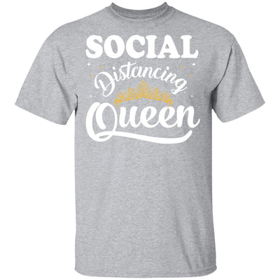 Social Distancing Queen Quarantine T-Shirt & Tank Top | Teecentury.com