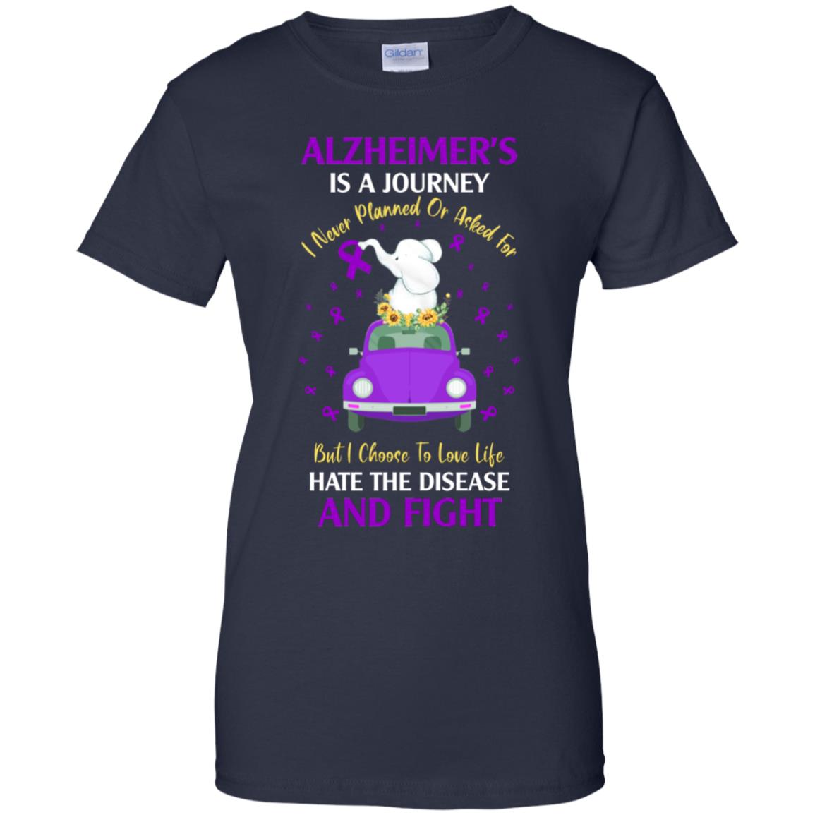Alzheimer's Awareness Is A Journey T-Shirt & Hoodie | Teecentury.com