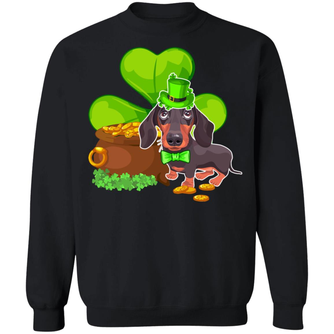 Dachshund St Patrick's Day Irish Dog Lover Funny Gifts T-Shirt & Hoodie | Teecentury.com