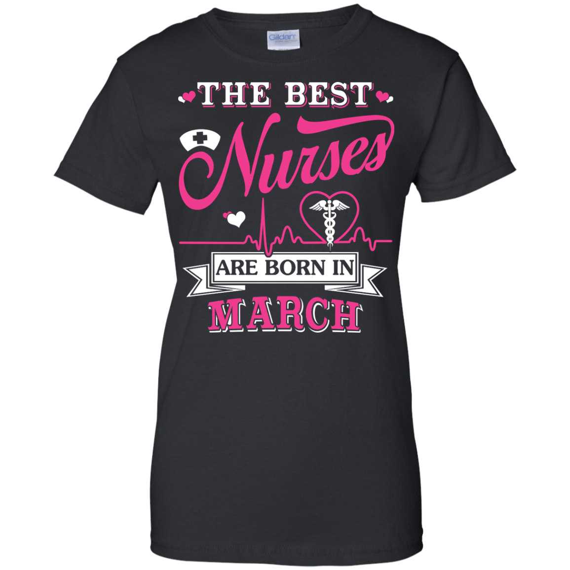 The Best Nurses Are Born In March T-Shirt & Hoodie | Teecentury.com