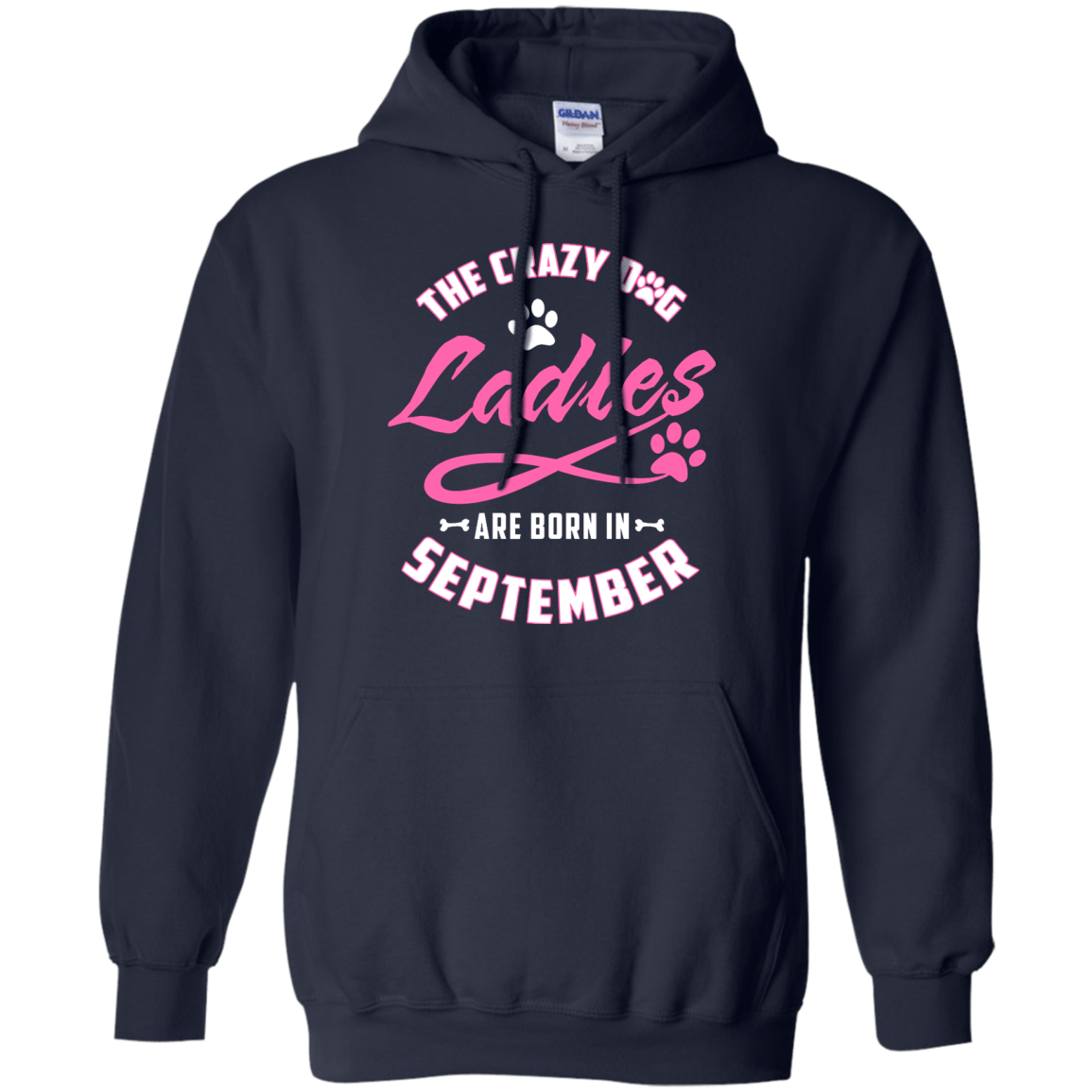 The Crazy Dog Ladies Are Born In September T-Shirt & Hoodie | Teecentury.com