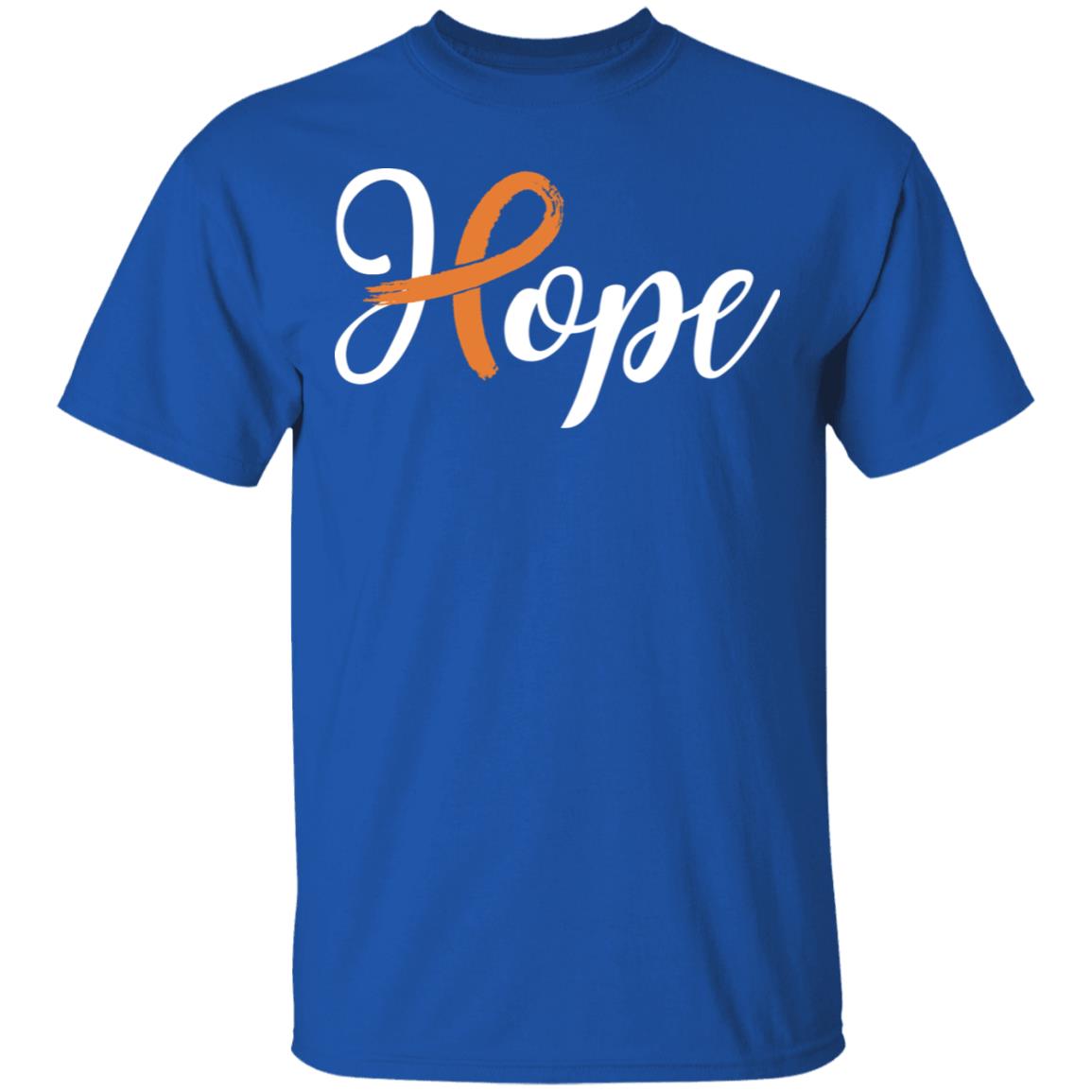 Multiple Sclerosis Leukemia Awareness Orange Ribbon Hope T-Shirt & Hoodie | Teecentury.com