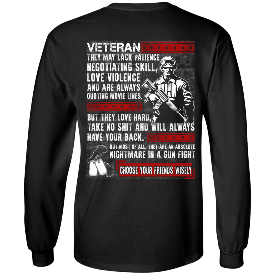 Veteran They May Lack Patience T-Shirt & Hoodie | Teecentury.com