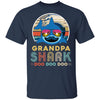 Retro Vintage Grandpa Shark Doo Doo Doo T-Shirt & Hoodie | Teecentury.com