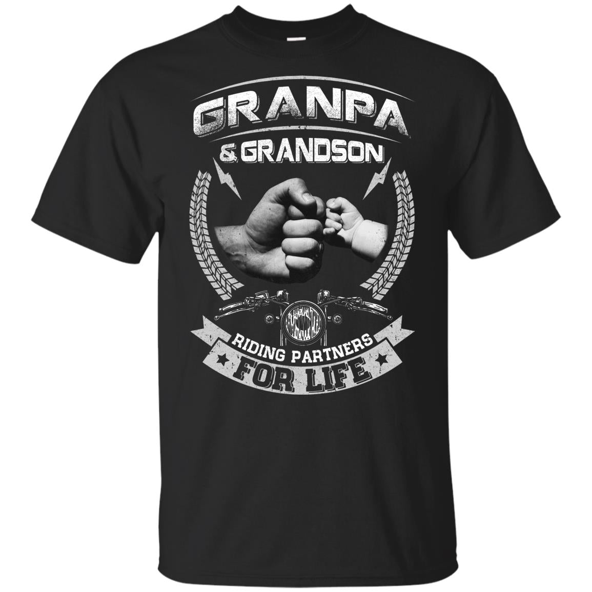 Motocross Grandpa And Grandson Riding Partners For Life Youth Youth Shirt | Teecentury.com