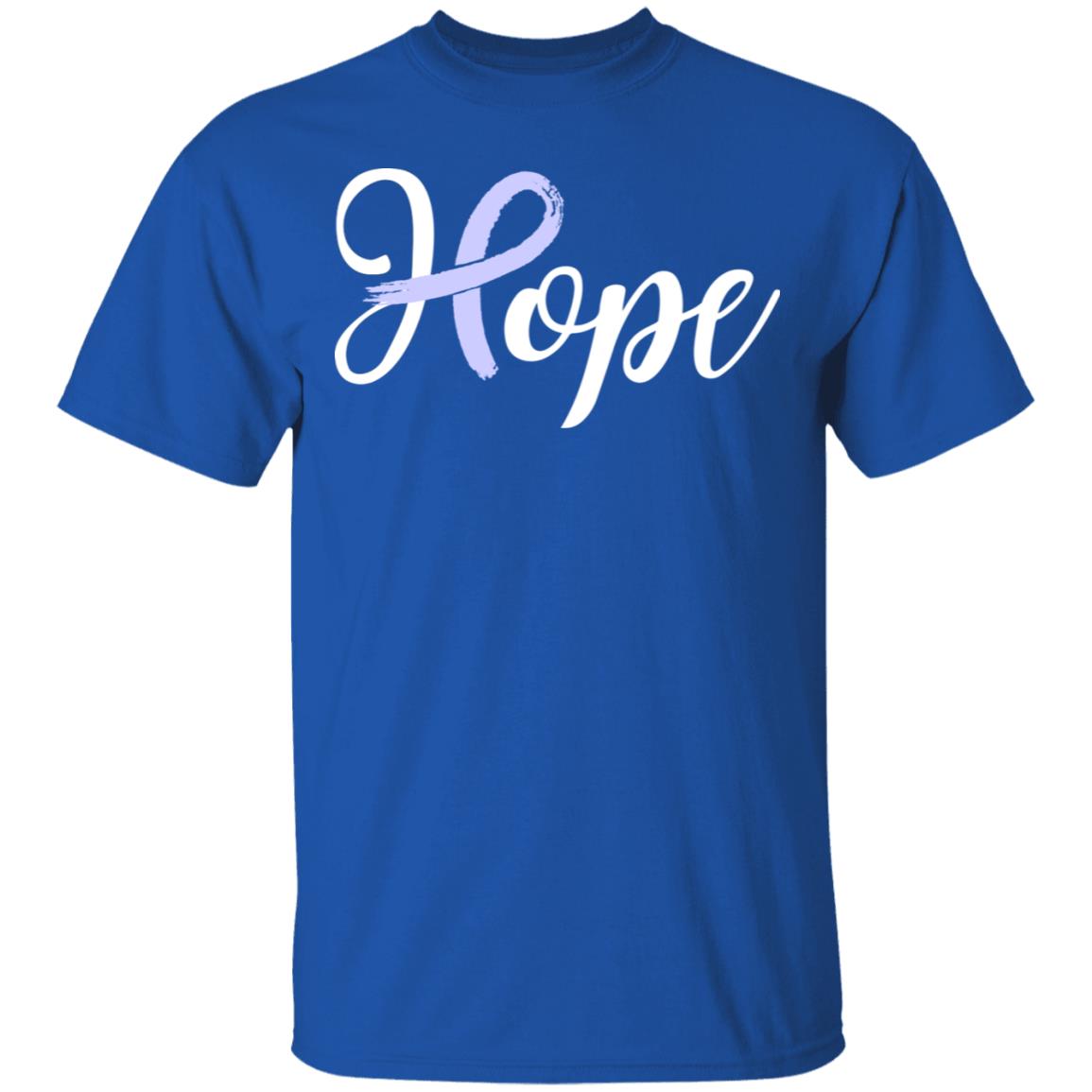 Stomach Cancer Awareness Periwinkle Ribbon Hope T-Shirt & Hoodie | Teecentury.com