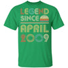 Legend Since April 2009 Vintage 13th Birthday Gifts Youth Youth Shirt | Teecentury.com