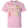 Awesome Since February 2015 Vintage 7th Birthday Gifts Youth Youth Shirt | Teecentury.com