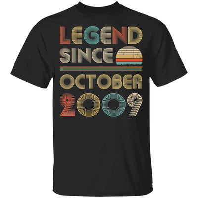 Legend Since October 2009 Vintage 13th Birthday Gifts Youth Youth Shirt | Teecentury.com