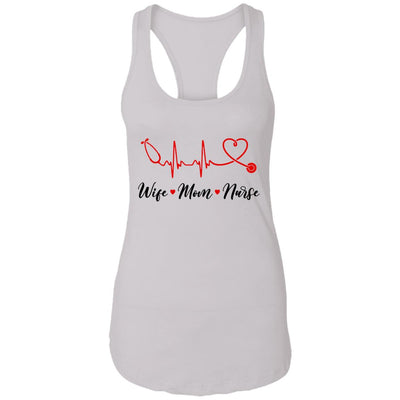 Wife Mom Nurse Doctor Medic Womens T-Shirt & Tank Top | Teecentury.com