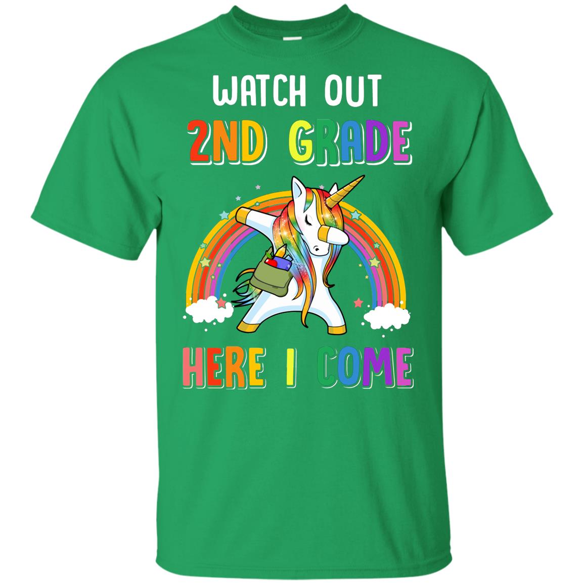 2nd Grade Here I Come Unicorn Back To School Youth Youth Shirt | Teecentury.com