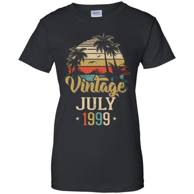 Retro Classic Vintage July 1999 23th Birthday Gift T-Shirt & Hoodie | Teecentury.com