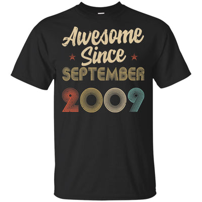 Awesome Since September 2009 Vintage 13th Birthday Gifts T-Shirt & Hoodie | Teecentury.com