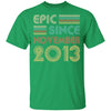 Epic Since November 2013 Vintage 9th Birthday Gifts Youth Youth Shirt | Teecentury.com