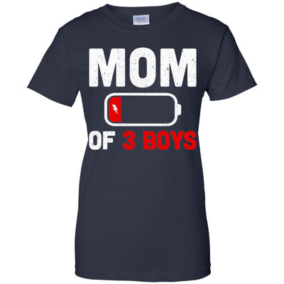 Funny Mom Of 3 Boys Mothers Day Gifts T-Shirt & Hoodie | Teecentury.com