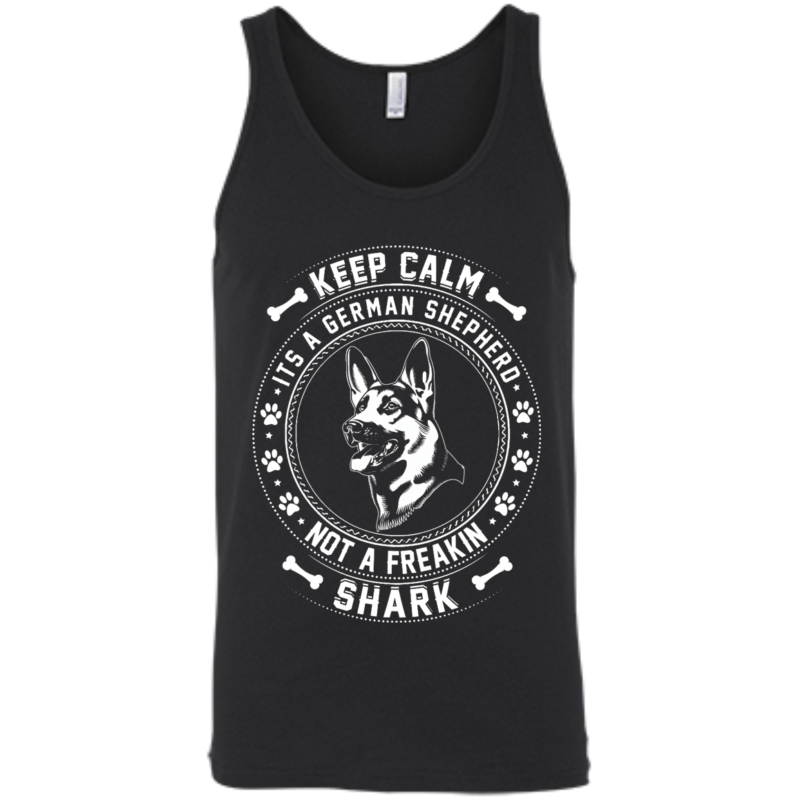 Keep Calm It's A German Shepherd Not A Freaking Shark T-Shirt & Hoodie | Teecentury.com
