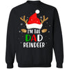 I'm The Dad Reindeer Matching Family Christmas T-Shirt & Sweatshirt | Teecentury.com