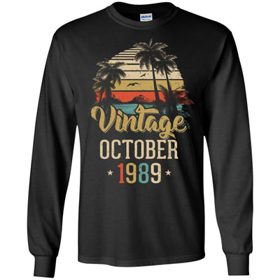 Retro Classic Vintage October 1989 33th Birthday Gift T-Shirt & Hoodie | Teecentury.com