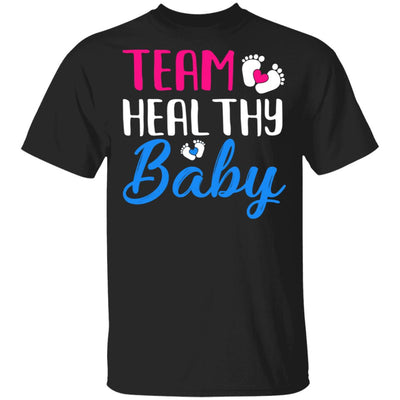 Gender Reveal Party Costume Team Healthy Baby Dad Mom Gift T-Shirt & Hoodie | Teecentury.com