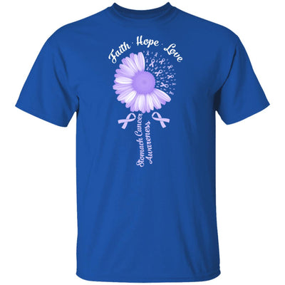 Faith Hope Love Periwinkle Stomach Cancer Awareness T-Shirt & Hoodie | Teecentury.com