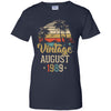 Retro Classic Vintage August 1989 33th Birthday Gift T-Shirt & Hoodie | Teecentury.com