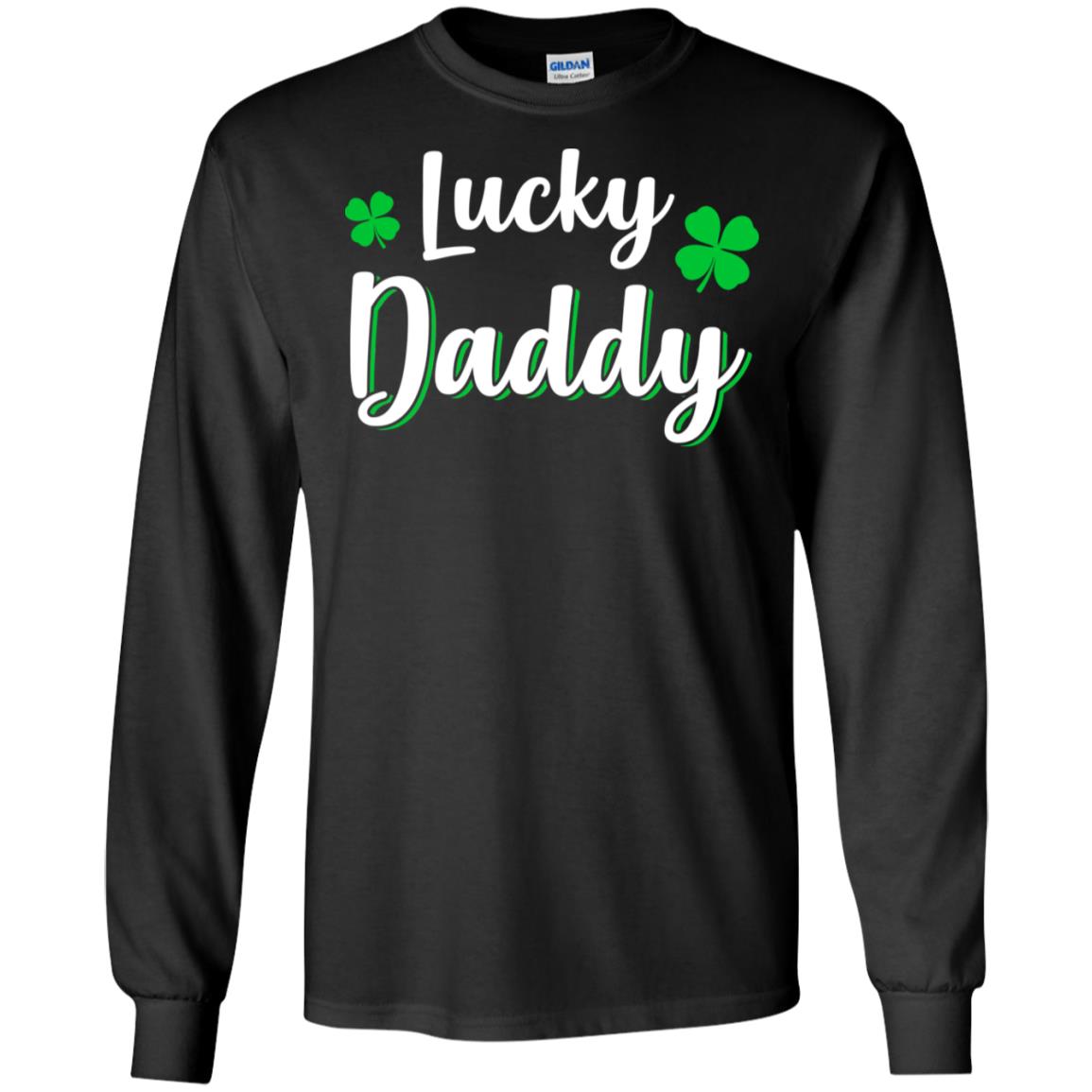 Luckiest Lucky Daddy St Patricks Day T-Shirt & Hoodie | Teecentury.com