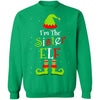 I'm The Sister Elf Family Matching Funny Christmas Group Gift T-Shirt & Sweatshirt | Teecentury.com