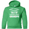 Sorry Not Listening Thinking About Grandpa Funny Kids Youth Youth Shirt | Teecentury.com