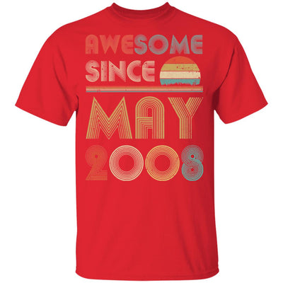 Awesome Since May 2008 Vintage 14th Birthday Gifts Youth Youth Shirt | Teecentury.com