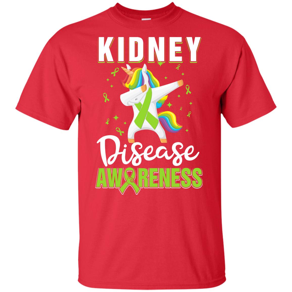 Inspirational Kidney Disease Awareness Unicorn Support Youth Youth Shirt | Teecentury.com