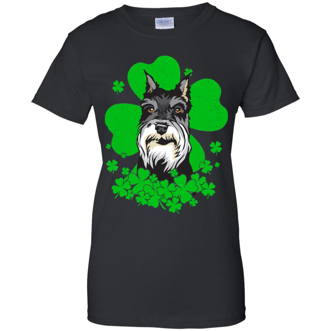 Schnauzer St. Patrick's Day Clovers T-Shirt & Hoodie | Teecentury.com