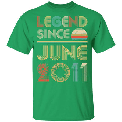 Legend Since June 2011 Vintage 11th Birthday Gifts Youth Youth Shirt | Teecentury.com