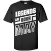 Legends are born in MAY T-Shirt & Hoodie | Teecentury.com