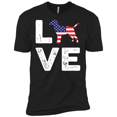 American Flag Dog Labrador Love T-Shirt & Hoodie | Teecentury.com