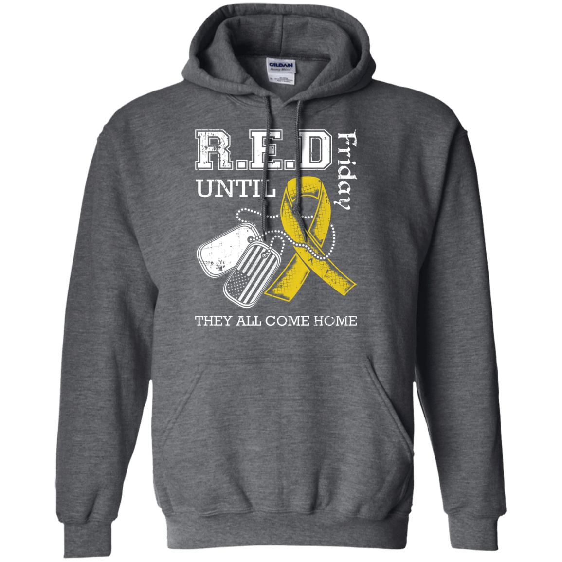 Red Friday Until They All Come Home T-Shirt & Hoodie | Teecentury.com