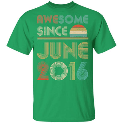 Awesome Since June 2016 Vintage 6th Birthday Gifts Youth Youth Shirt | Teecentury.com