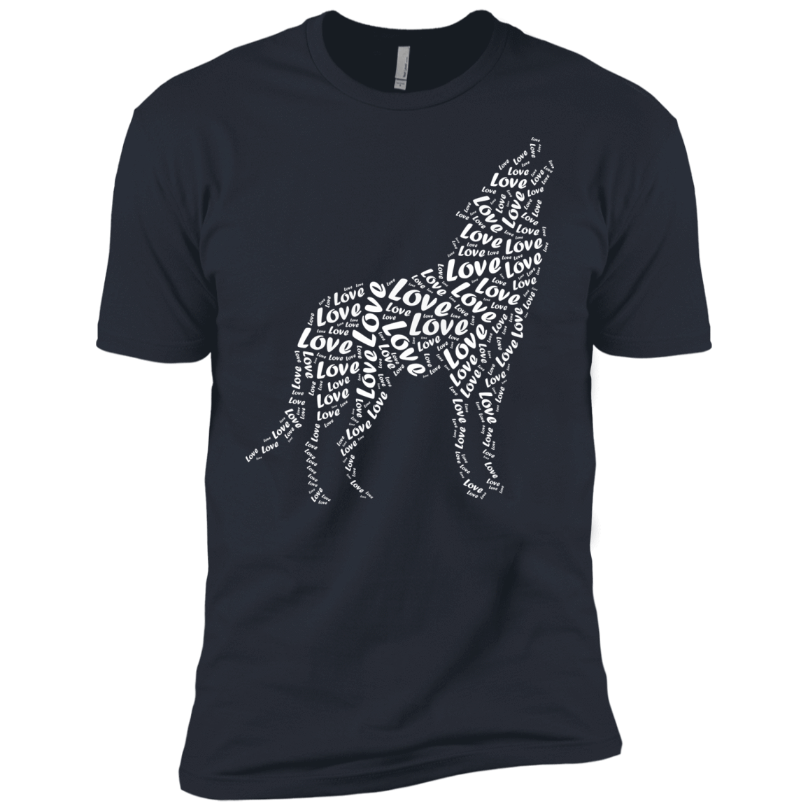 I Love Wolf T-Shirt & Hoodie | Teecentury.com