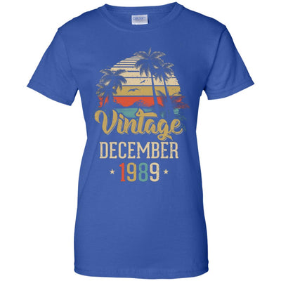 Retro Classic Vintage December 1989 33th Birthday Gift T-Shirt & Hoodie | Teecentury.com