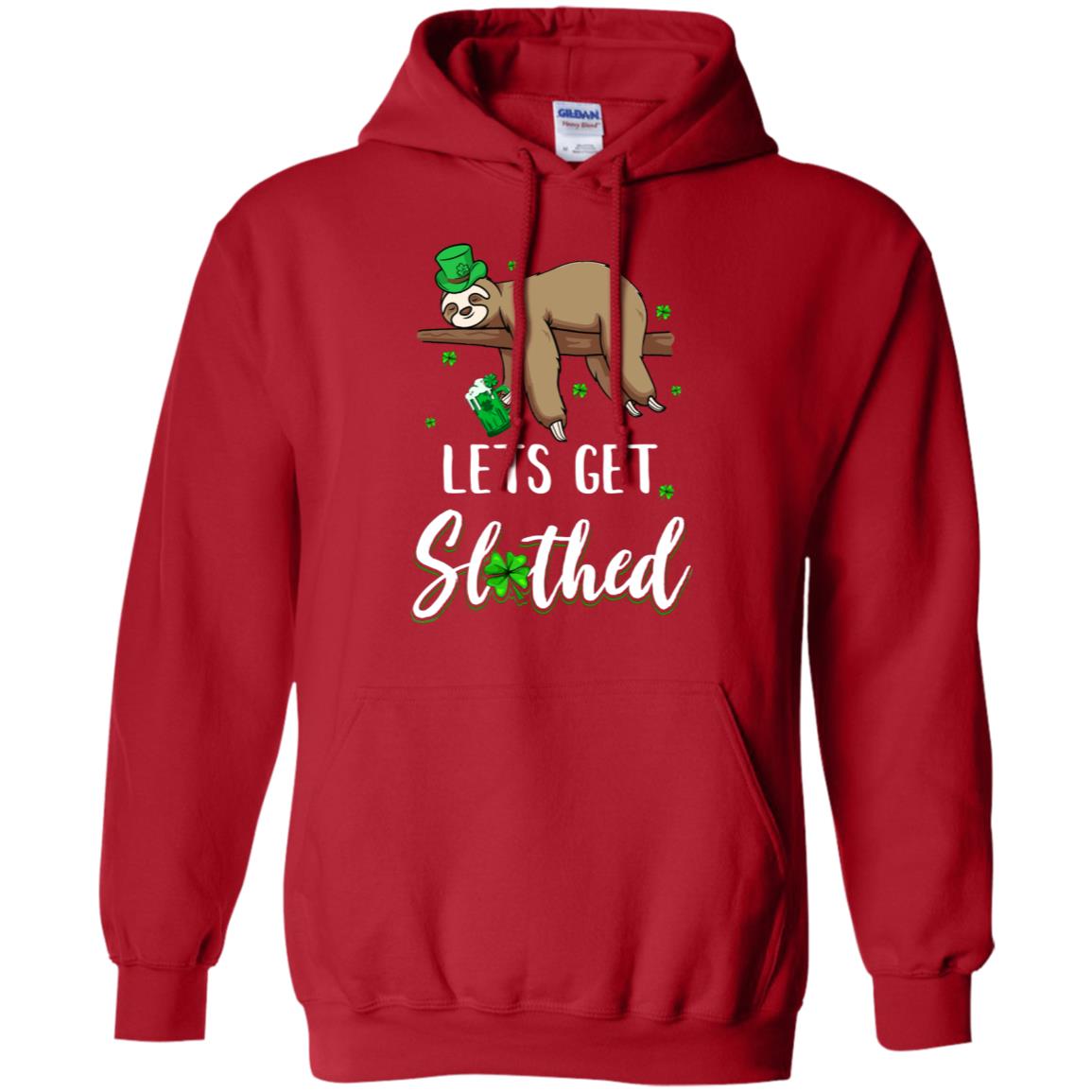 Funny Let's Get Slothed Irish Sloth St Patricks Day T-Shirt & Hoodie | Teecentury.com