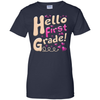 Hello First Grade First Day Of School T-Shirt & Hoodie | Teecentury.com