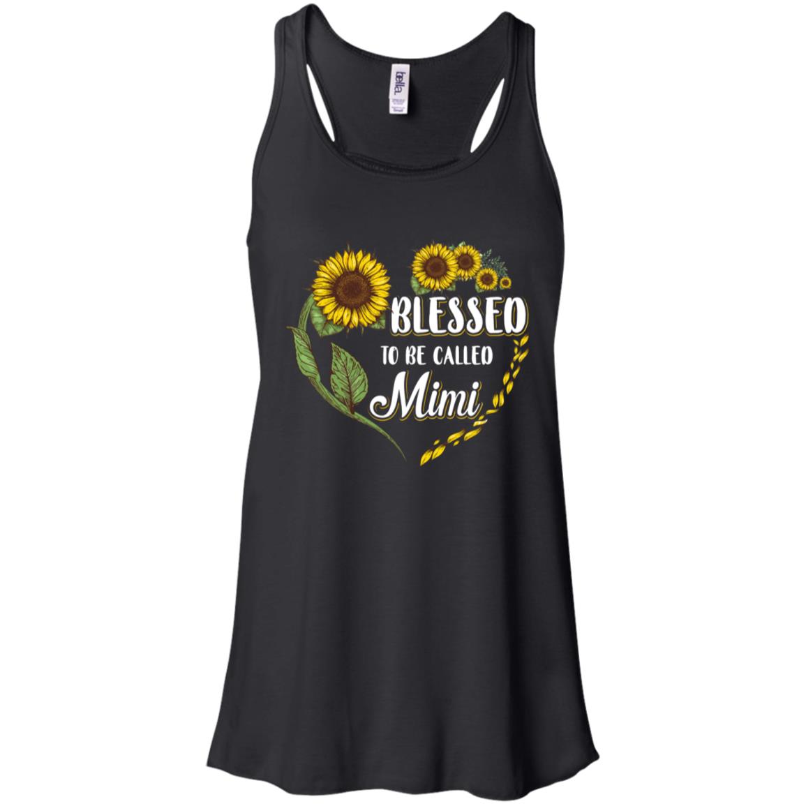 Blessed To Be Called Mimi Sunflower Mothers Day Gift T-Shirt & Tank Top | Teecentury.com