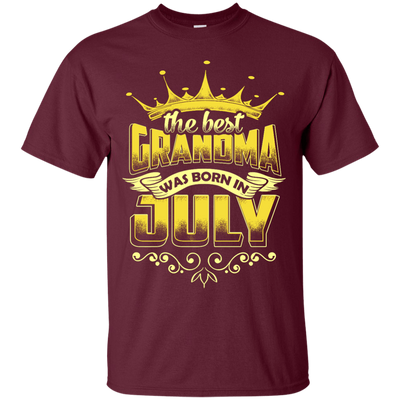 The Best Grandma Was Born In July T-Shirt & Hoodie | Teecentury.com