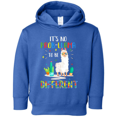 No Prob Llama To Be Different Llama Autism Awareness Gift Youth Youth Shirt | Teecentury.com
