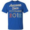Awesome Since November 2012 Vintage 10th Birthday Gifts Youth Youth Shirt | Teecentury.com
