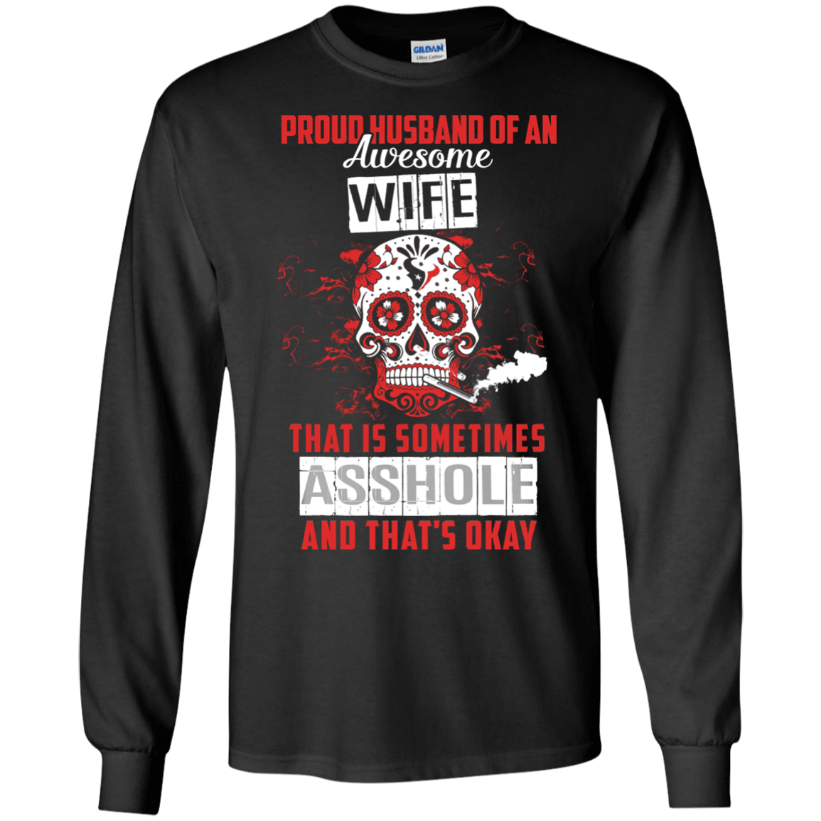 Proud Husband Of An Awesome Wife T-Shirt & Hoodie | Teecentury.com