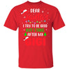 Dear Santa I Tried To Be Good But My Gigi Christmas Kids Youth Youth Shirt | Teecentury.com